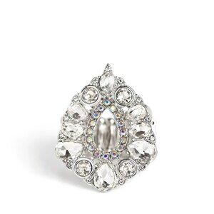 Paparazzi First Class Fairytale White Ring